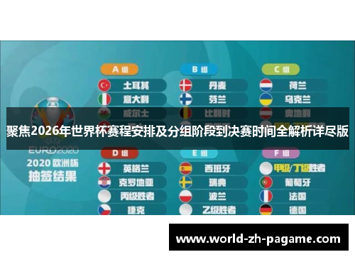 聚焦2026年世界杯赛程安排及分组阶段到决赛时间全解析详尽版 聚焦2026年世界杯赛程安排及分组阶段到决赛时间全解析详尽版