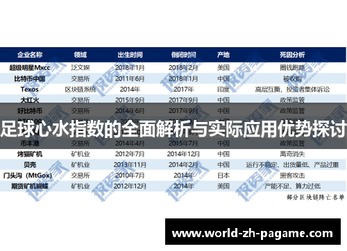 足球心水指数的全面解析与实际应用优势探讨